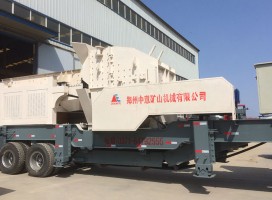 河南建筑垃圾制砂機設(shè)備價格，時產(chǎn)200方移動破碎站廠家