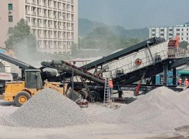 移動破碎站設備是城市的搬運工，建筑垃圾再生處理設備的發(fā)展