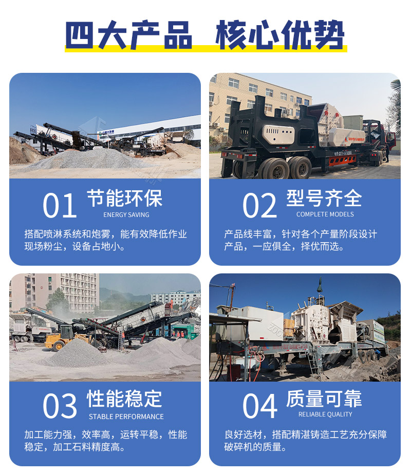 移動(dòng)式建筑垃圾再生利用設(shè)備優(yōu)勢(shì)